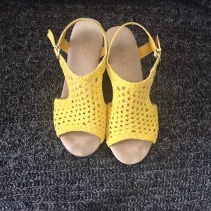 Yellow sandals
